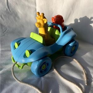 Green Toys Dune Buggy Pull Toy, Blue